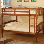 CATALINA Twin/Twin Bunk Bed in Oak Finish
